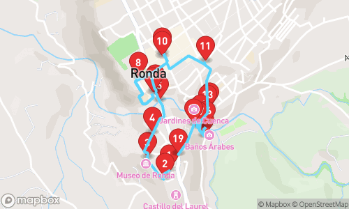 De Historische Schatten van Ronda: Een Reis Door Tijd en Architectuur tour map