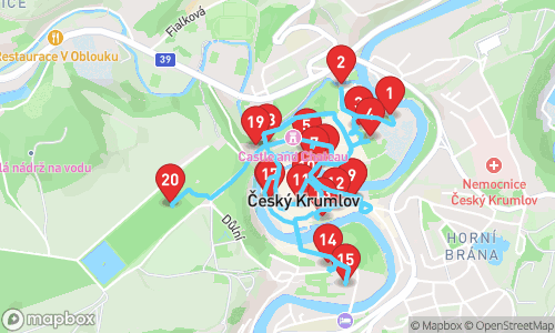 Mystical Journey Through South Bohemia's Timeless Charms tour map