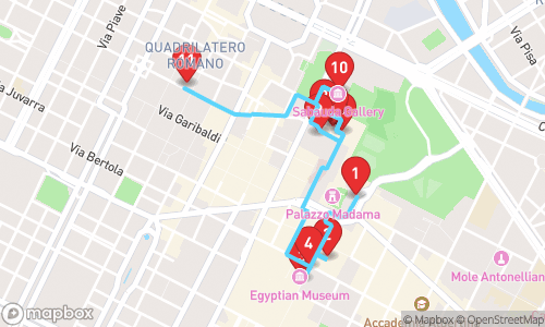 The Savoy Legacy: Art, Power, and Faith in Turin tour map