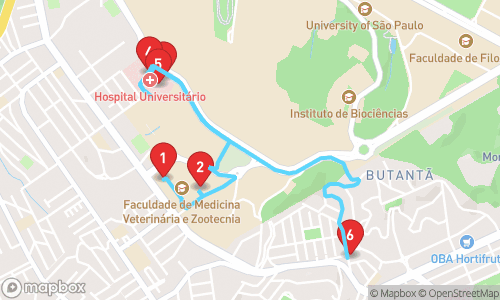 São Paulo: A Journey Through Science, History & Culture tour map