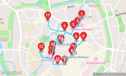 Münster: Een Reis Door Tijd en Traditie met Hans tour map
