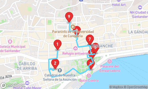 Santander: Een Reis Door Geschiedenis en Cultuur tour map