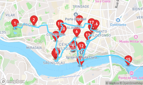 Porto Unveiled: A Tale of Triumph & Tradition tour map
