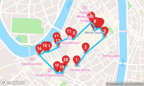 Verona: Echoes Through Time - A Historical Odyssey tour map