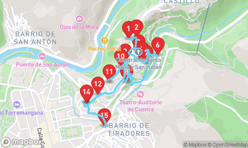 Timeless Cuenca: A Journey Through History, Art, and Architecture tour map