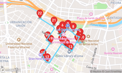 Historical & Cultural Journey through Jesús María tour map