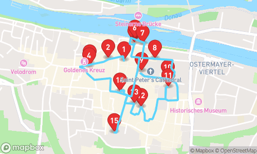 Timeless Treasures: A Journey Through Historic Regensburg tour map
