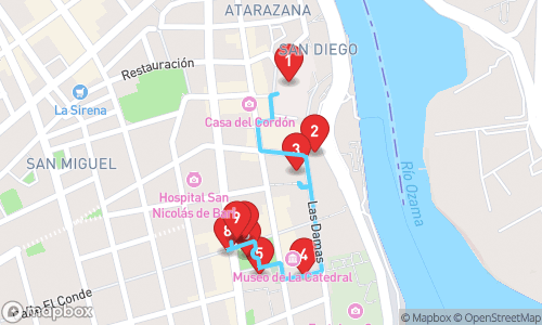 Historic Treasures & Cultural Gems: A Walk Through Santo Domingo tour map
