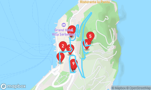 Historical & Cultural Splendors of Bellagio tour map