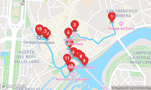 Córdoba: Een Reis Door De Tijd tour map