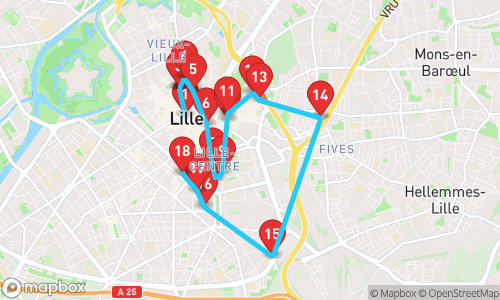 Lille: A Tapestry Of Time And Elegance tour map