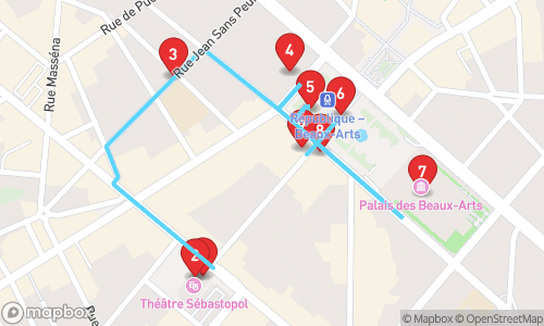 Verborgen Schatten: Een Ontdekkingstocht Door Historisch Lille tour map