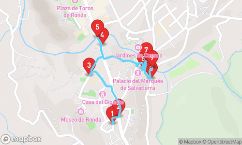L'héritage enchanteur de Ronda : un voyage à travers le temps tour map