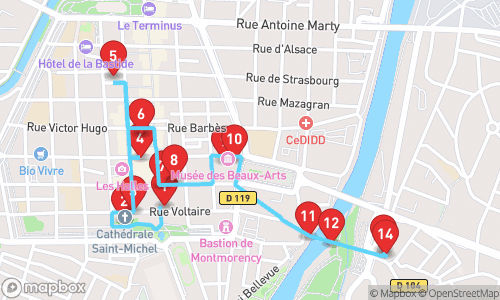 Exploring Timeless Carcassonne: A Journey Through History & Culture tour map