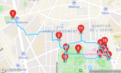 Samuel L.’s Epic Saga: Illuminating Paris tour map